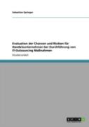 Evaluation Der Chancen Und Risiken Far Handelsunternehmen Bei Durchfahrung Von  It-Outsourcing Maaynahmen