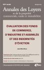 Évaluation Des Fonds De Commerce, D'Industrie Et Assimilés Et Des Indemnités D'Éviction - Preview