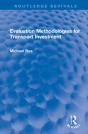 Evaluation Methodologies For Transport Investment - Preview