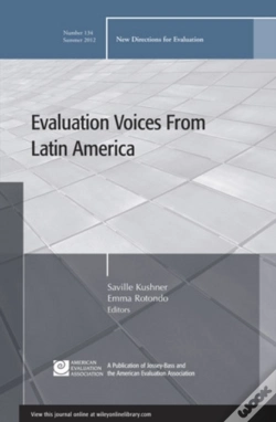 Capa do artigo Evaluation Voices From Latin America