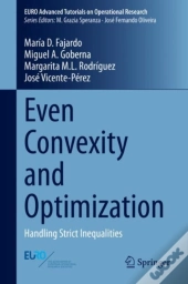 Even Convexity And Optimization