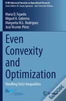 Even Convexity And Optimization