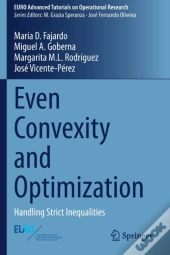 Even Convexity And Optimization