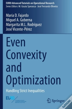 Capa do artigo Even Convexity And Optimization