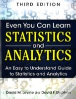 Even You Can Learn Statistics And Analytics
