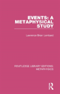 Events: A Metaphysical Study - Preview