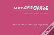 Events: A Metaphysical Study