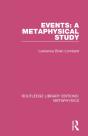 Events: A Metaphysical Study - Preview