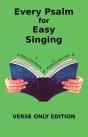 Every Psalm For Easy Singing - Verse Only - Preview