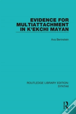 Capa do artigo Evidence For Multiattachment In K'Ekchi Mayan