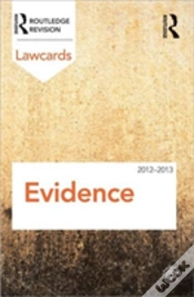 Capa do artigo Evidence Lawcards 2012-2013