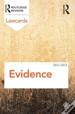 Capa do artigo Evidence Lawcards 2012-2013