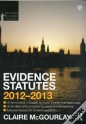 Capa do artigo Evidence Statutes 2012-2013