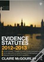Evidence Statutes 2012-2013