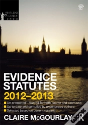 Capa do artigo Evidence Statutes 2012-2013