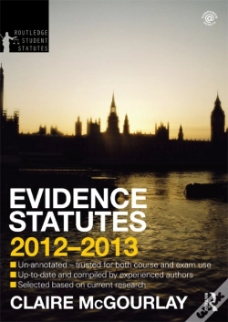 Capa do artigo Evidence Statutes 2012-2013