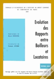 Capa do artigo Évolution Des Rapports Entre Bailleurs Et Locataires