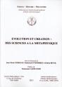 Évolution Et Création ; Des Sciences À La Métaphysique - Preview