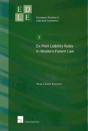 Ex-Post Liability Rules In Modern Patent Law - Preview