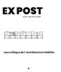 Ex Post : Une Critique De L'Architecture Habitée - Preview