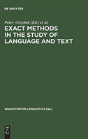 Exact Methods In The Study Of Language And Text - Preview