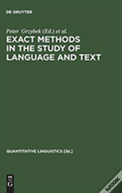 Capa do artigo Exact Methods In The Study Of Language And Text