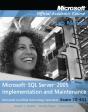 Exam 70-431 Microsoft Sql Server 2005 Implementation And Maintenance Lab Manual - Preview