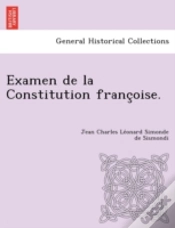 Capa do artigo Examen De La Constitution Franc Oise.