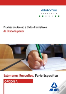 Capa do artigo Exámenes Resueltos De Pruebas De Acceso A Ciclos Formativos De Grado Superior. Parte Específica. Opc