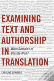 Capa do artigo Examining Text And Authorship In Translation