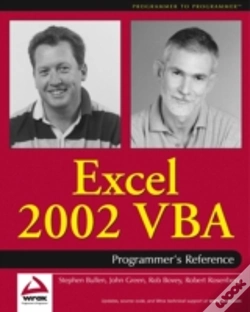 Capa do artigo Excel 2002 Vba Programmer'S Reference