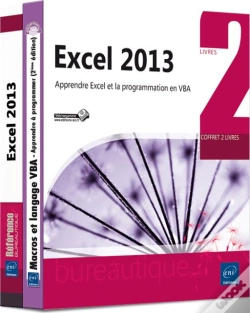 Capa do artigo Excel 2013 - Coffret De 2 Livres - Apprendre Excel Et La Programmation En Vba