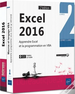 Capa do artigo Excel 2016 - Coffret De 2 Livres : Apprendre Excel Et La Programmation En Vba (2e Edition)