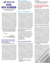 Excel Data Cleansing Tip Card