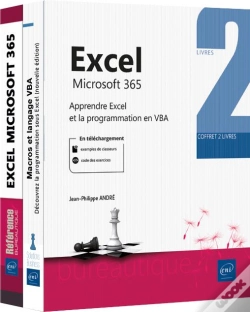 Capa do artigo Excel Microsoft 365 - Coffret De 2 Livres : Apprendre Excel Et La Programmation En Vba