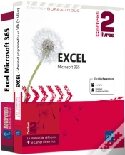 Capa do artigo Excel Microsoft 365 - Coffret De 2 Livres : Le Manuel De Référence + Le Cahier D