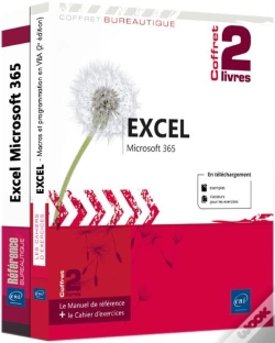 Capa do artigo Excel Microsoft 365 - Coffret De 2 Livres : Le Manuel De Référence + Le Cahier D'Exercices Sur Les M : Coffret De 2 Livres : Le Manuel De Référence + Le Cahier D'Exercices Sur Les Macros Et La Program