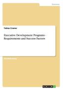 Executive Development Programs - Requirements And Success Factors