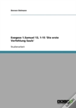 Capa do artigo Exegese 1.Samuel 13, 1-15 'Die Erste Verfehlung Sauls'