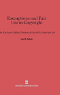 Exemptions And Fair Use In Copyright - Preview