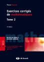 Exercices Corrigés De Mathématiques Tome 2 - Preview
