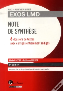 Capa do artigo Exercices Corriges De Note De Synthese, 3eme Edition