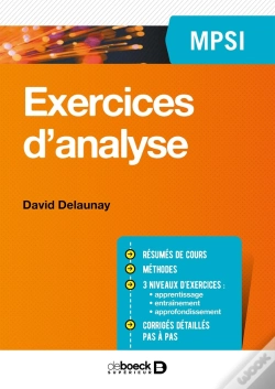 Capa do artigo Exercices D'Analyse ; Mpsi