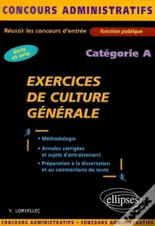 Capa do artigo Exercices De Culture Générale : Catégorie A