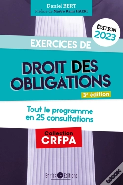 Capa do artigo Exercices De Droit Des Obligations : Tout Le Programme En 25 Consultations (Édition 2023)