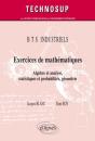 Exercices De Mathématiques ; Algèbre Et Analyse, Statistiques Et Probabilités, Géometrie - Preview