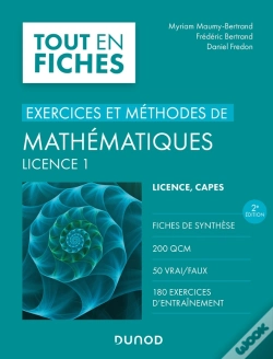 Capa do artigo Exercices Et Méthodes De Mathématiques ; Licence 1 (2e Édition)