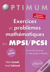 Capa do artigo Exercices Et Problèmes Mathématiques En Pcsi/Mpsi - 1e Année