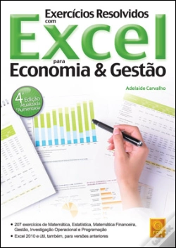Capa do artigo Exercícios Resolvidos com Excel para Economia & Gestão