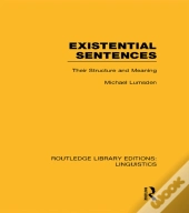 Existential Sentences (Rle Linguistics B: Grammar)